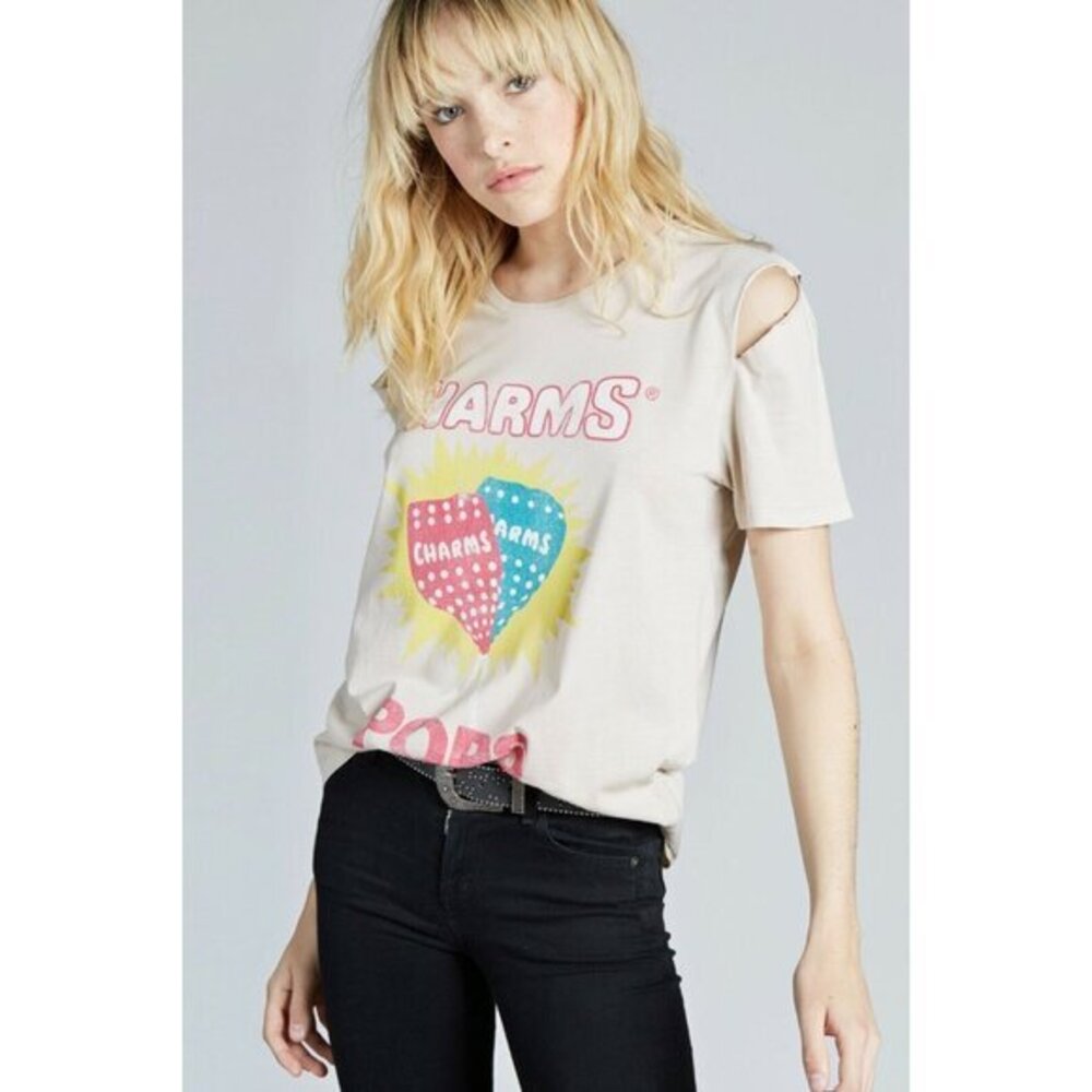 Recycled Karma T-Shirt Charms Vintage Tee Charms Pops T Shirt SZ S $57 NWT